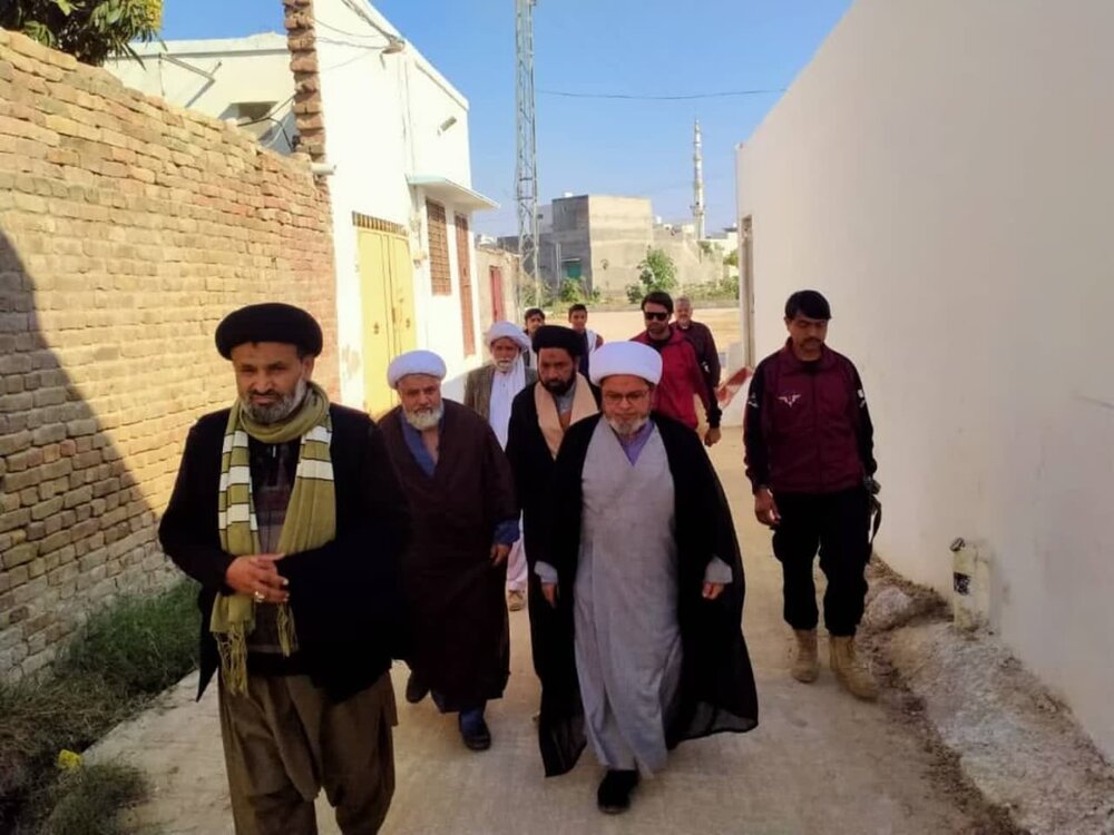 علامہ ڈاکٹر شبیر حسن میثمی کا تلہ گنگ میں خواتین کے مدرسہ دارالفاطمہ (س) کا دورہ