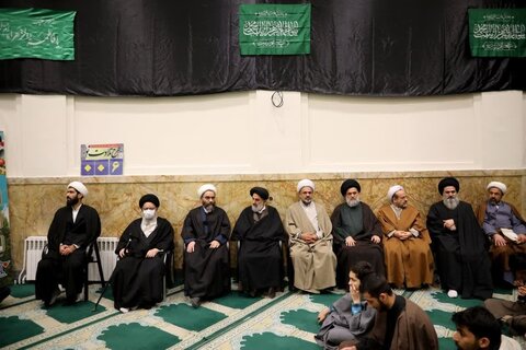 تصاویر/ آیین گرامیداشت روحانی شهید حسین میرزایی در مدرسه علمیه امام خمینی(ره) گرگان