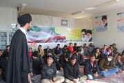 تصاویر/ حضور امام جمعه اسلام آباد غرب در جمع دانش آموزان هنرستان امیرکبیر حسن آباد