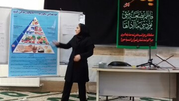 برگزاری کارگاه تغذیه سالم ویژه خواهران طلبه ازنایی