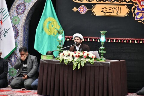تصاویر/ مراسم گرامیداشت شهید مدافع امنیت طلبه بسیجی حسن مختارزاده