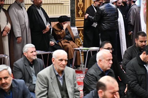 تصاویر/ مراسم گرامیداشت شهید مدافع امنیت طلبه بسیجی حسن مختارزاده