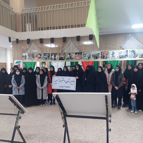 تصاویر/ حضور دختران دانش‌آموز در مدرسه علمیه خواهران معصومیه تبریز