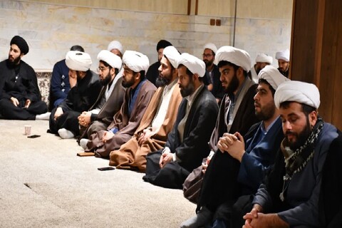 تصاویر/ نشست روحانیون شهرستان خوی به مناسبت ایام فاطمیه