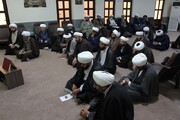 تصاویر/ نشست اخلاقی و بصیرتی با حضور روحانیون انتظامی و دریابانی بوشهر