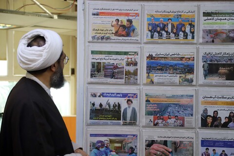 تصاویر / حضور امام جمعه همدان در تحریریه روزنامه هگمتانه