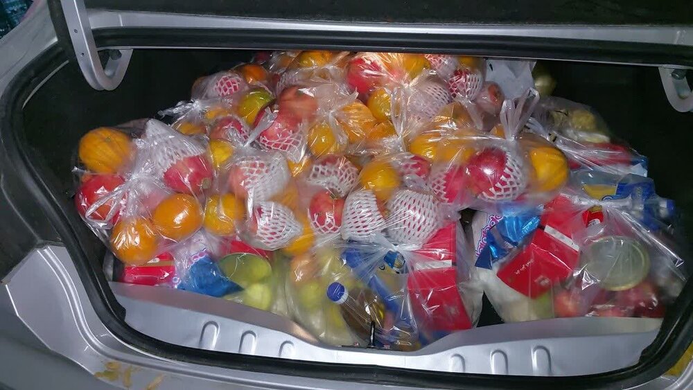 اجرای طرح یلدای زهرایی در تبریز / توزیع ۱۵۰ بسته معیشتی