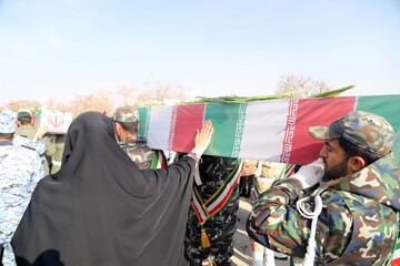 فیلم| تشییع پیکر مطهر شهید گمنام در میاندوآب