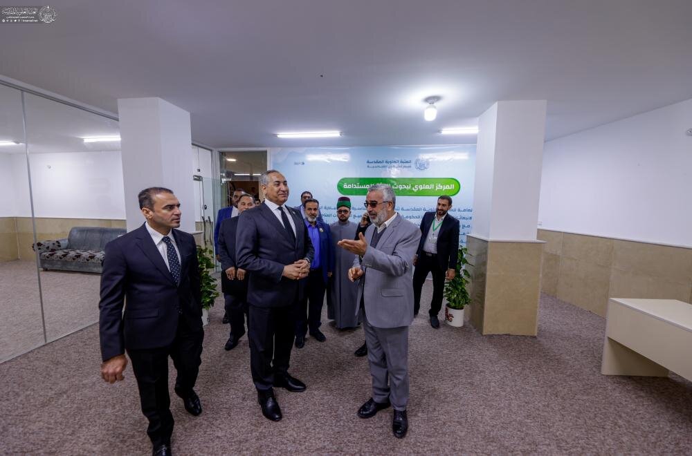 العتبة العلوية المقدسة تفتتح (المركز العلوي لبحوث البيئة المستدامة) العتبة العلوية المقدسة تفتتح (المركز العلوي لبحوث البيئة المستدامة)