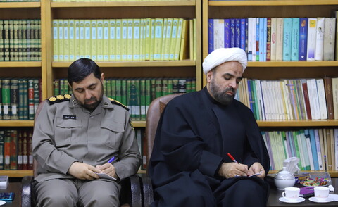 تصاویر/ دیدار اعضای شورای سیاستگذاری ستاد راهیانور نور حوزه با آیت الله اعرافی