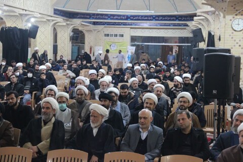 تصاویر /تجمع بزرگ حوزویان استان قزوین با عنوان «اجتماع میثاق با ولایت» با موضوع جهاد تبیین