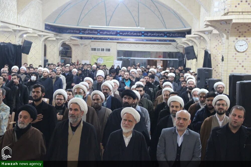 تجمع بزرگ حوزویان قزوین با عنوان «اجتماع میثاق با ولایت و جهاد تبیین»