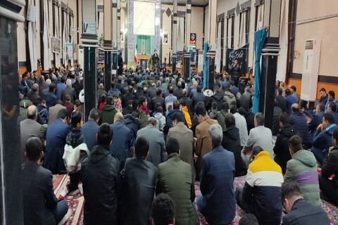 تصاویر/ مراسم عزاداری ایام فاطمیه در شهرستان چهاربرج
