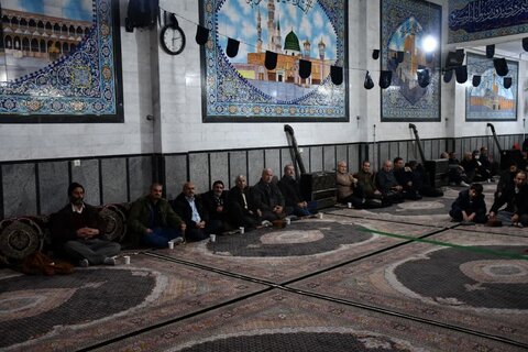 تصاویر/ مراسم سوگواری ایام فاطمیه در مسجد قمسال خوی