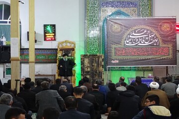 تصاویر/ برگزاری مراسم عزاداری ایام فاطمیه در ماکو