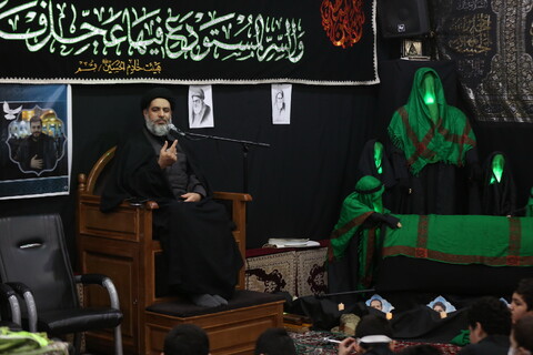تصاویر/ مراسم شهادت حضرت زهرا سلام الله علیها  در مدرسه توحید