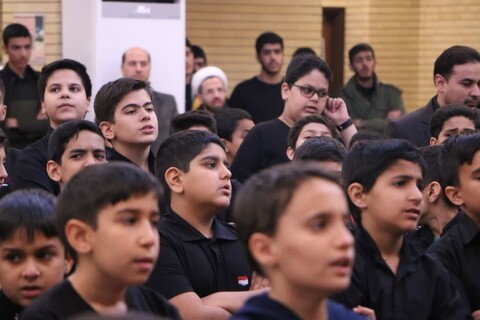 عزاداری دانش آموزان یزدی