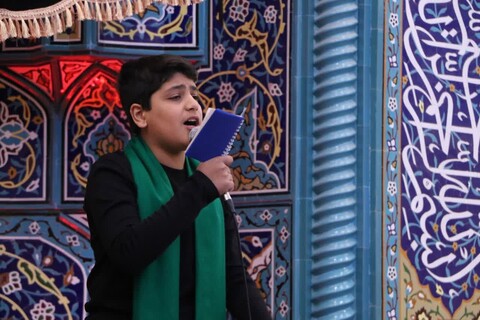 عزاداری دانش آموزان یزدی