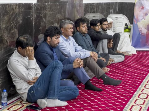 تصاویر/ مراسم گرامیداشت مکتب سردار شهید حاج قاسم سلیمانی جزیره قشم در محل مسجد جامع شهر طبل