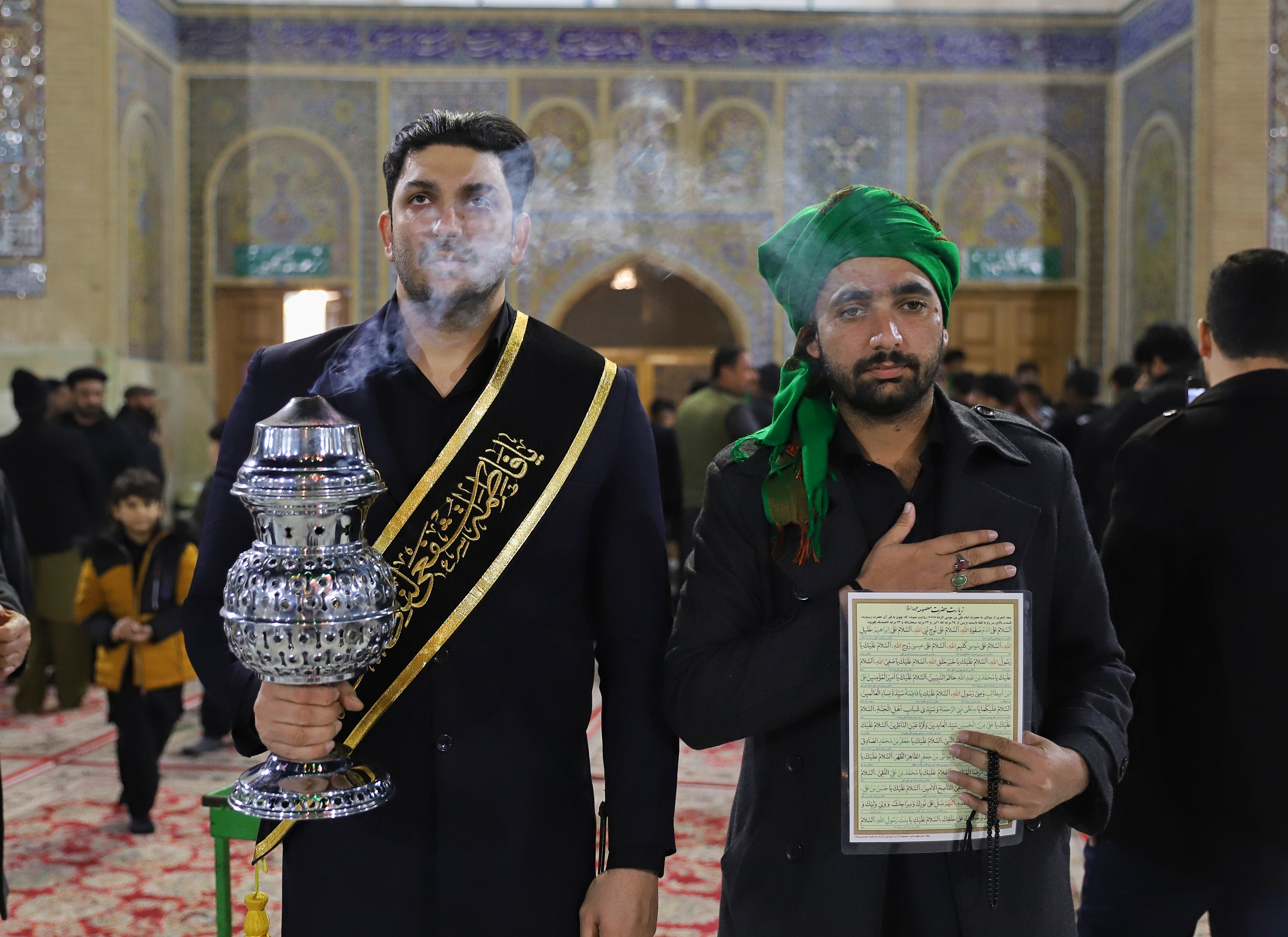 Photo/ Atmosphere of Lady Masuma Shrine on Eve of Lady Zahra Martyrdom Anniversary