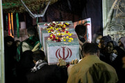 تصاویر/ مراسم تشییع و وداع با پیکر شهید گمنام در «ایسین» بندرعباس