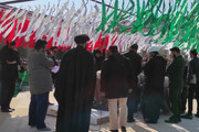 تصاویر/ خاکسپاری شهید گمنام در منطقه آزادشهر یزد
