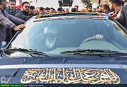 Photo/ Grand Ayatollah Vahid Khorasani's Presence in Lady Zahra's Mourning Procession