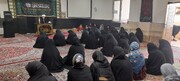 تصاویر / برگزاری مراسم عزاداری شهات حضرت زهرا(س) در مدارس علمیه خواهران لرستان