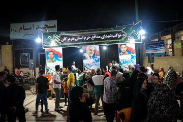 فیلم | برپایی موکب شهدای مدافع حرم استان هرمزگان در مرکز شهر بندرعباس