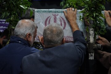 فیلم | تشییع پیکر شهدای کاروان آلاله های فاطمی در خرم آباد