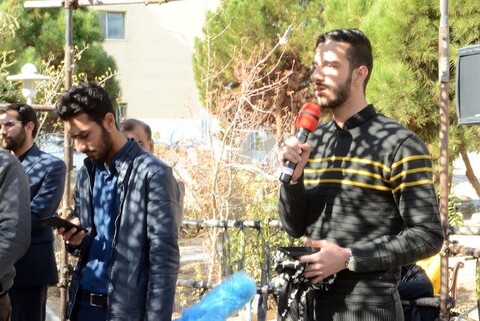 تشییع و تدفین پیکر پاک شهید گمنام در دانشگاه اردکان