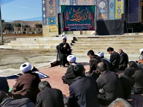تصاویر/برگزاری مراسم عزاداری روز شهادت حضرت فاطمه زهرا (س) توسط طلاب حاجی آباد
