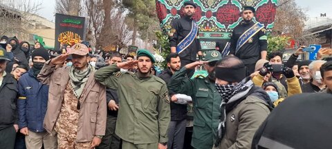 گزارش تصویری تشییع و خاکسپاری شهید گمنام در بروجرد