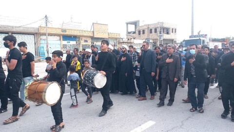 تصاویر/ مراسم پیاده روی و اجتماع  بزرگ فاطمیون شهر آبدان