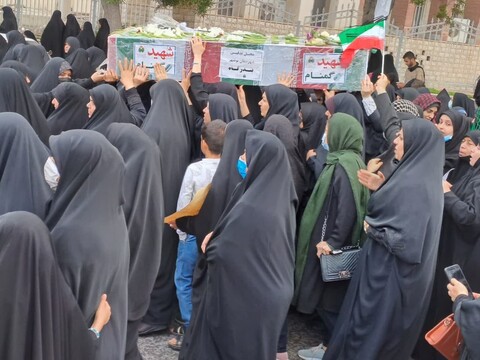 تشییع باشکوه شهدای گمنام در بوشهر