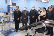 بازدید رئیس مجلس از بیمارستان در حال ساخت نور در قم