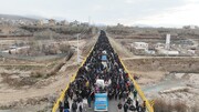 شرکت باشکوه مردم یاسوج در راهپیمایی فاطمی حرم تا حرم