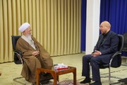 Grand Ayat. Javadi meets with Iran’s Speaker of Parliament