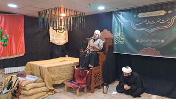 تصاویر/ مراسم عزاداری شام شهادت حضرت فاطمه الزهرا(س) مدرسه ملاابراهیم