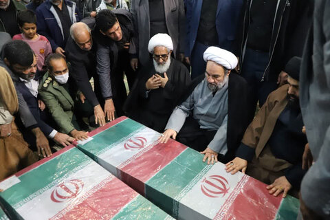 تصاویر/تشییع شهید گمنام در منطقه سیستان و زابل