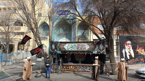 تصاویر/ ایستگاه صلواتی - مدرسه علمیه حضرت ولیعصر (عج) تبریز