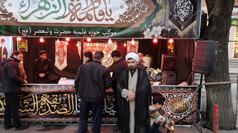 تصاویر/ ایستگاه صلواتی - مدرسه علمیه حضرت ولیعصر (عج) تبریز
