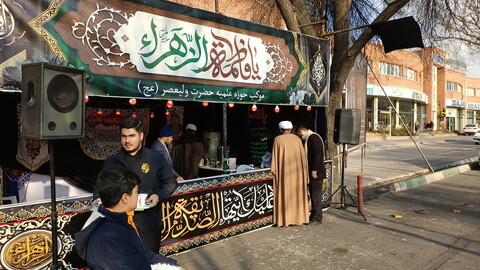 تصاویر/ ایستگاه صلواتی - مدرسه علمیه حضرت ولیعصر (عج) تبریز