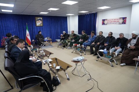 گزارش تصویری جلسه هیات امنای توسعه و بازسازی عتبات عالیات استان لریتان