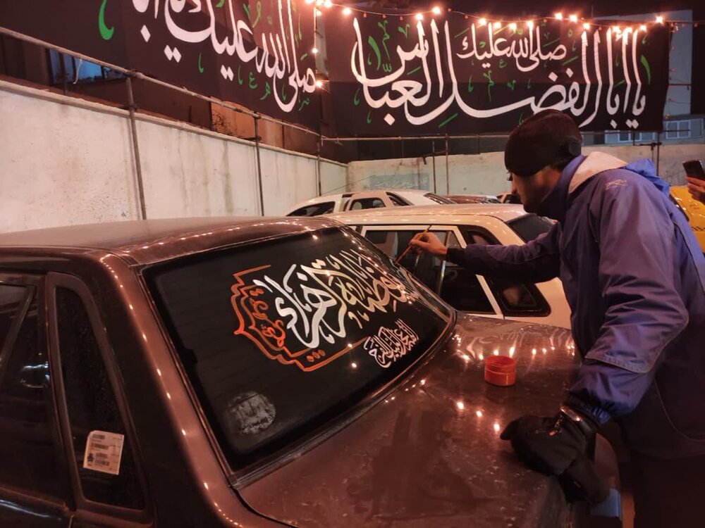 ایستگاه هنرمندی طلاب خطاط | «این حاج آقا نوشته»! + عکس