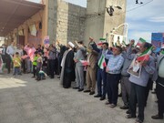 تصاویر / تجمع مردمی گرامیداشت حماسه ۹ دی در شهرستان بندر خمیر