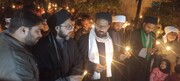 तस्वीरें /जौनपुर में अज़ा ए फातेमी का जुलूस, श्रद्धालुओं ने मोमबत्ती जलाकर पेश किया पुरसा