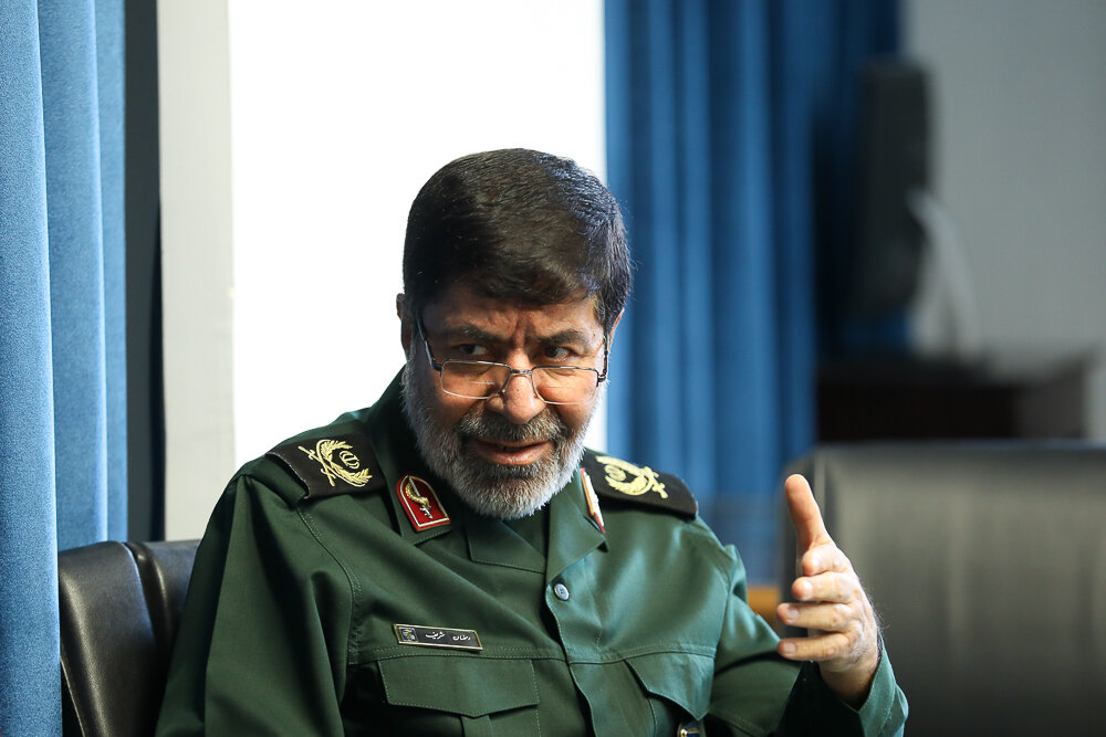 سخنگوی سپاه پاسداران با نماینده ولی فقیه در قزوین دیدار کرد + عکس