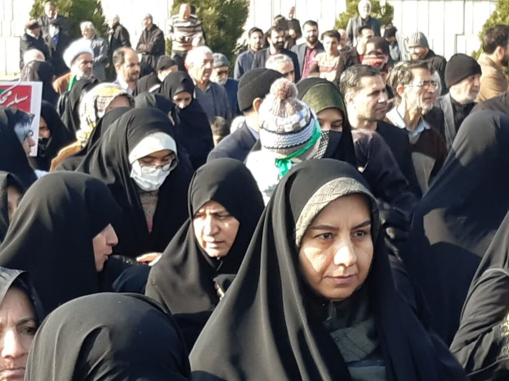 راهپیمایی یومالله ۹ دی در کاشان برگزار شد +عکس