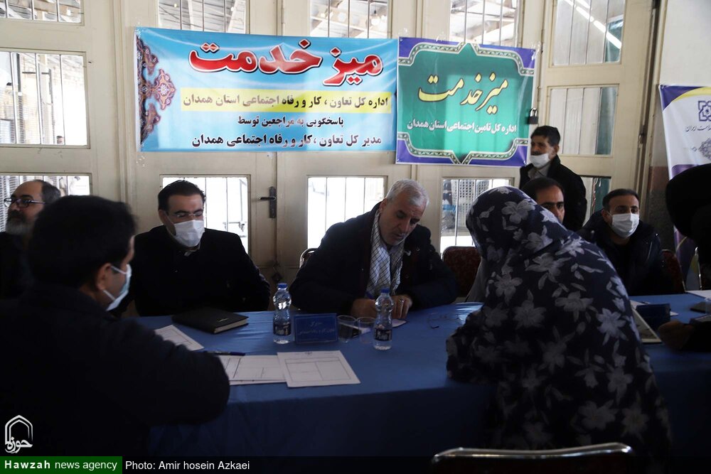 استاندار و مدیران همدان شنونده مشکلات مردم شدند+ عکس